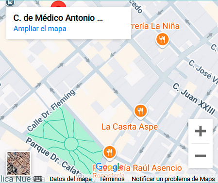 Encuéntranos en Google Maps